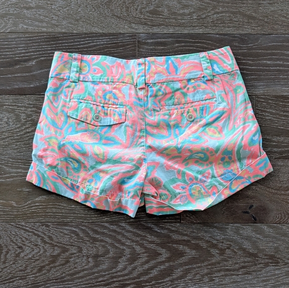 Lilly Pulitzer Barclay Shorts in Make A Splash Size 00 - Picture 7 of 7